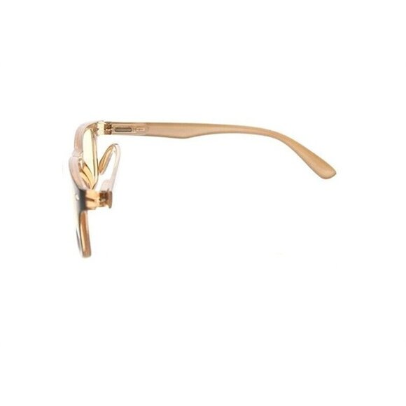 NWT CessBlu Black Brown Rectangle Blue Light Reading Glasses +3.5 86865 - Picture 2 of 3